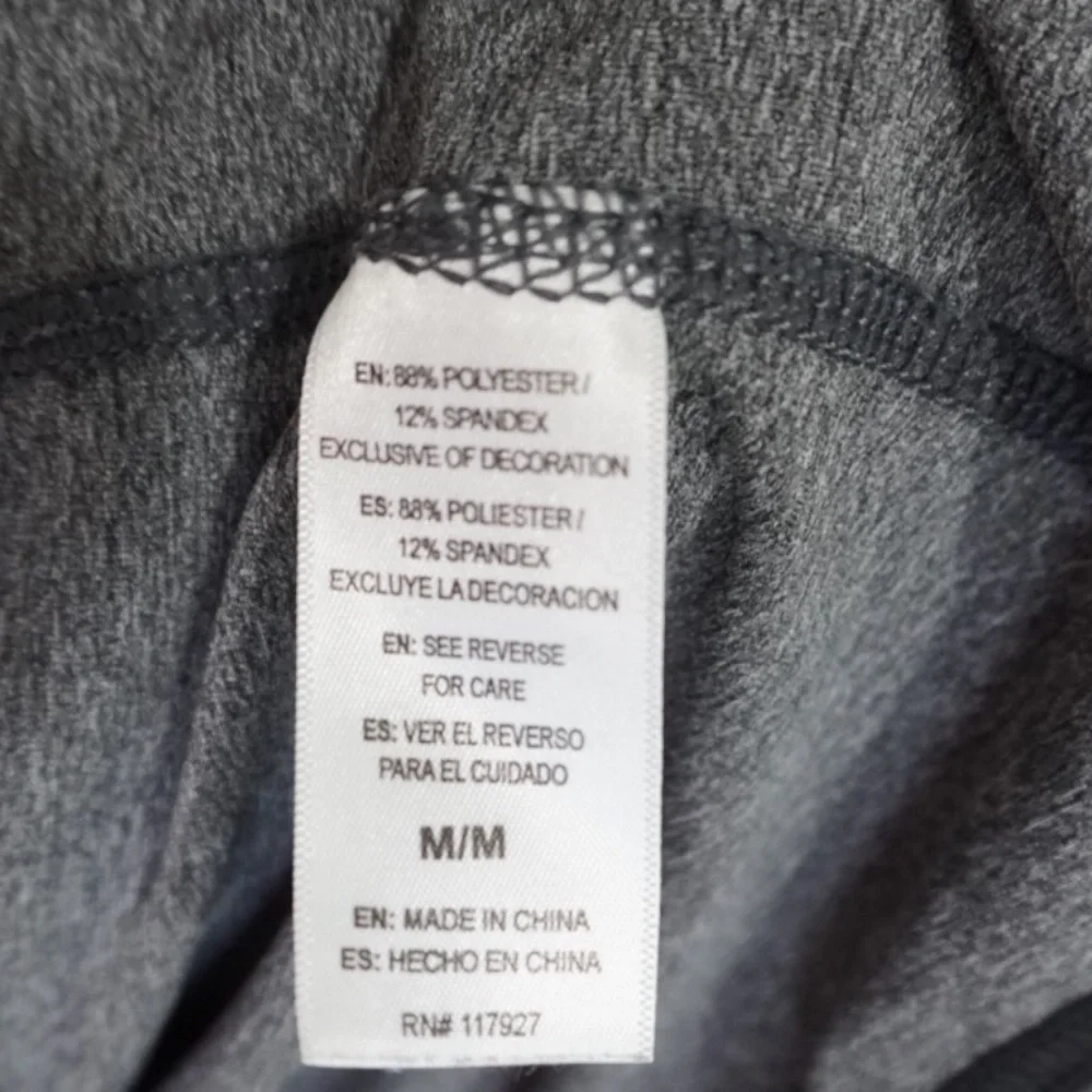 Reebok Gray Full Zip Lightweight Jacket Size‎ M